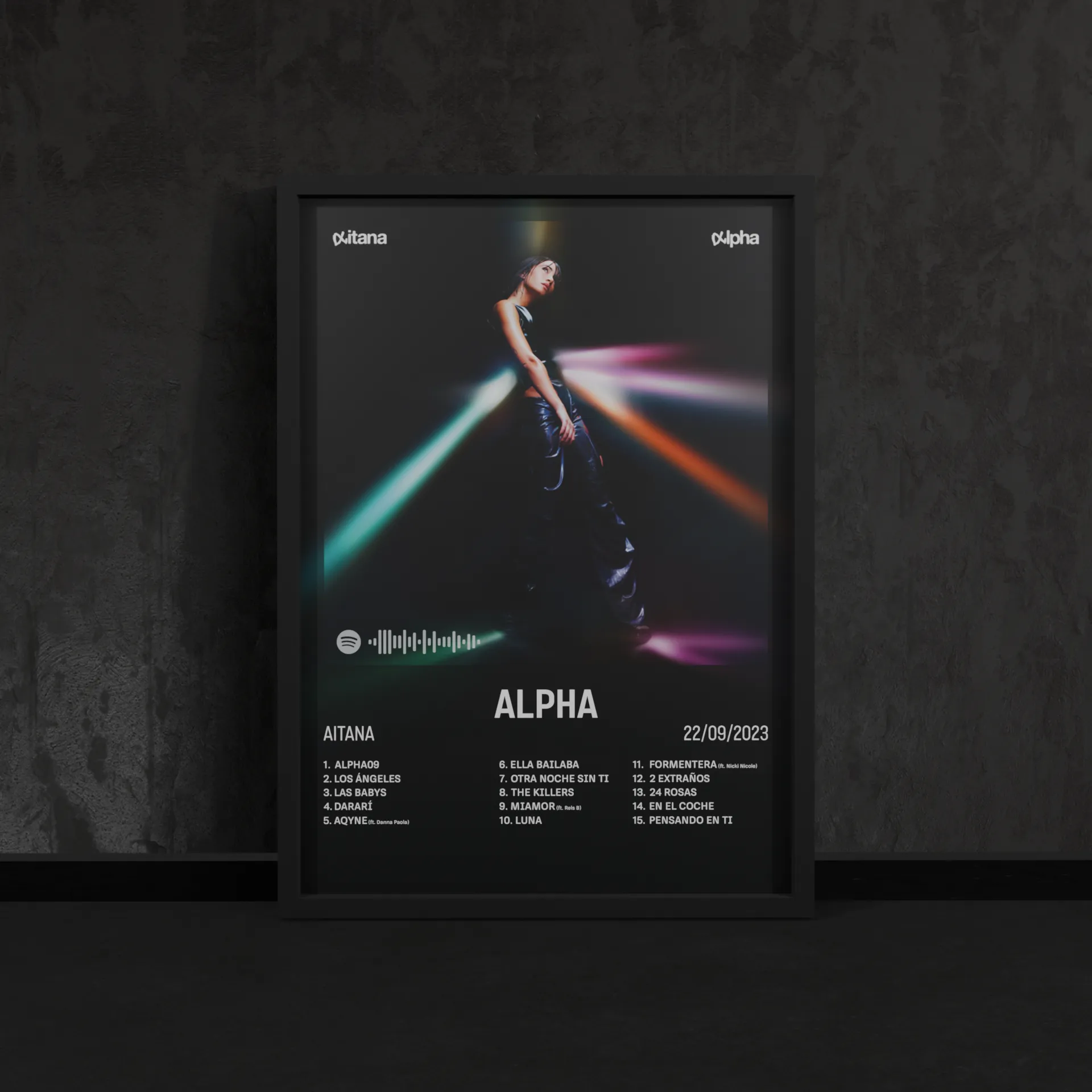 Portada del póster Alpha de Aitana