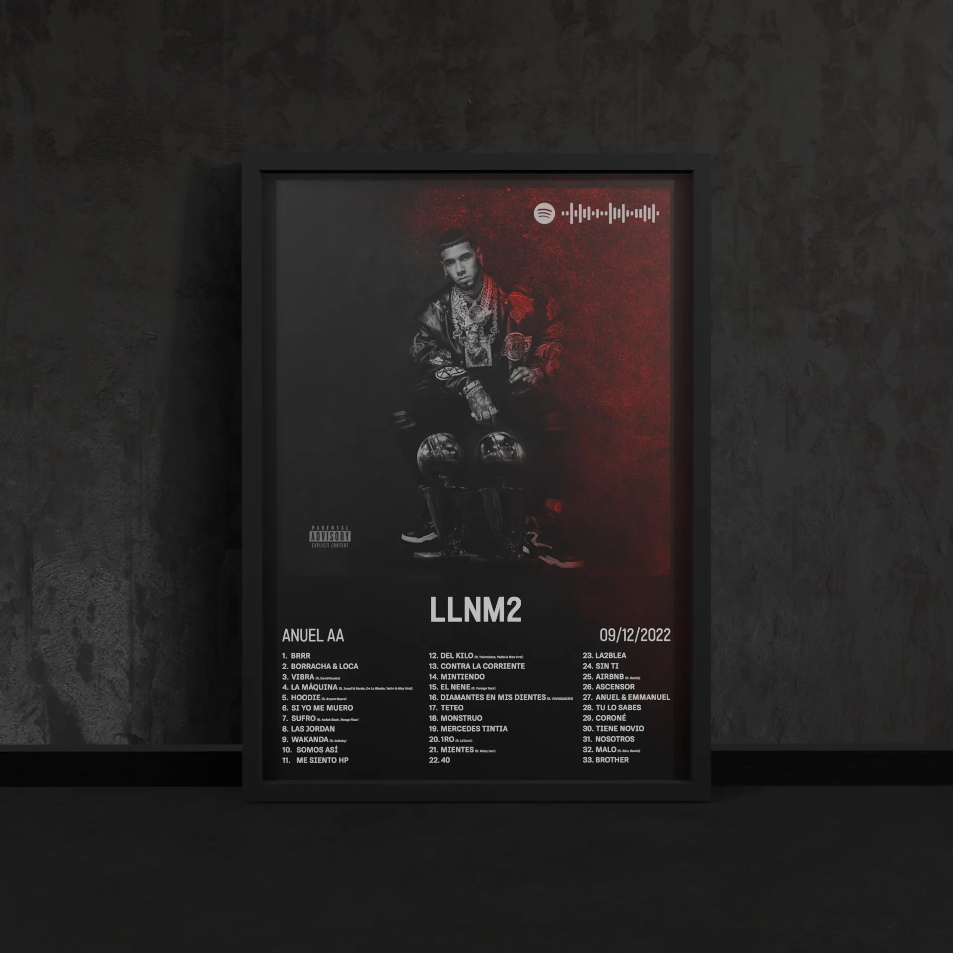 Portada del póster Las Leyendas Nunca Mueren 2 de Anuel AA