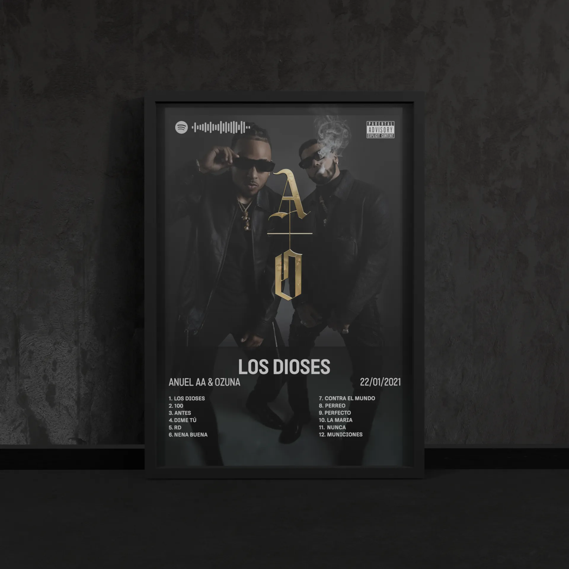 Portada del póster Los Dioses de Anuel AA