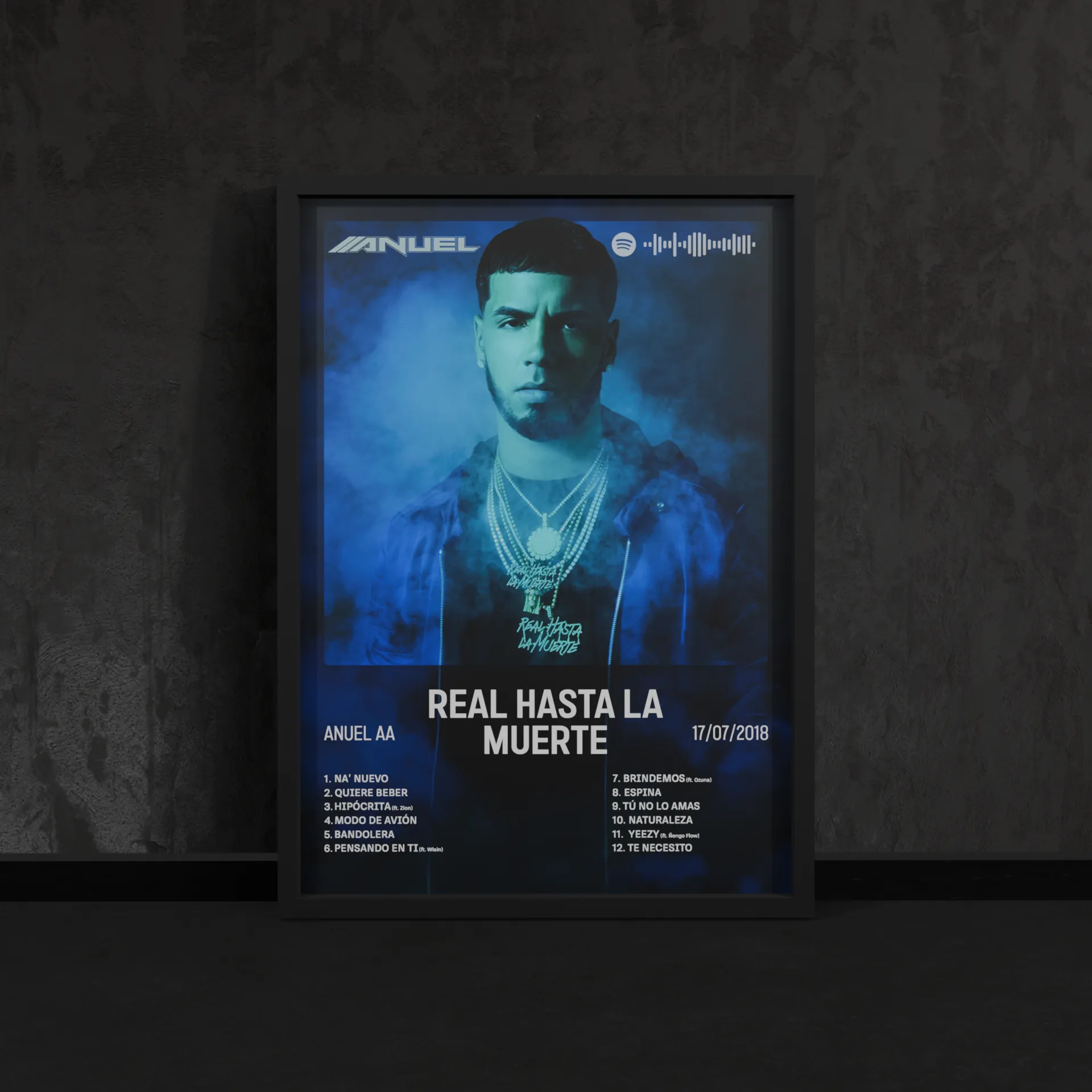 Portada del póster Real Hasta La Muerte de Anuel AA