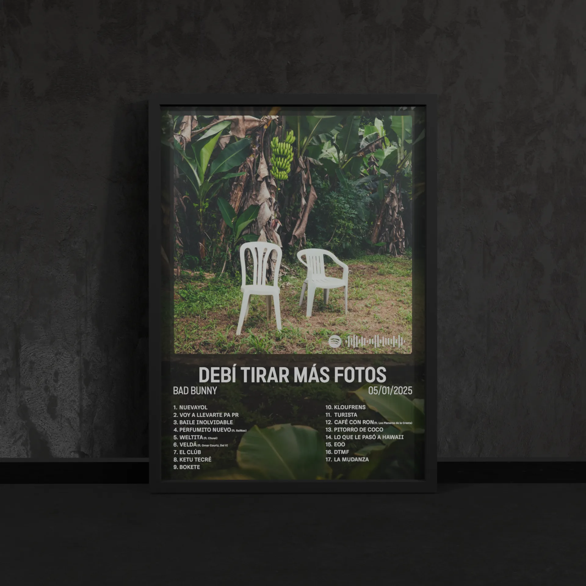 Portada del póster Debí tirar más fotos de Bad Bunny