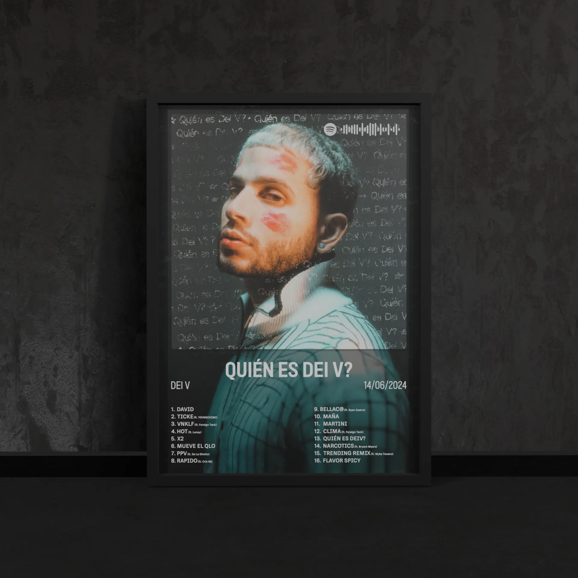 Portada del póster Quién Es Dei V de Dei V