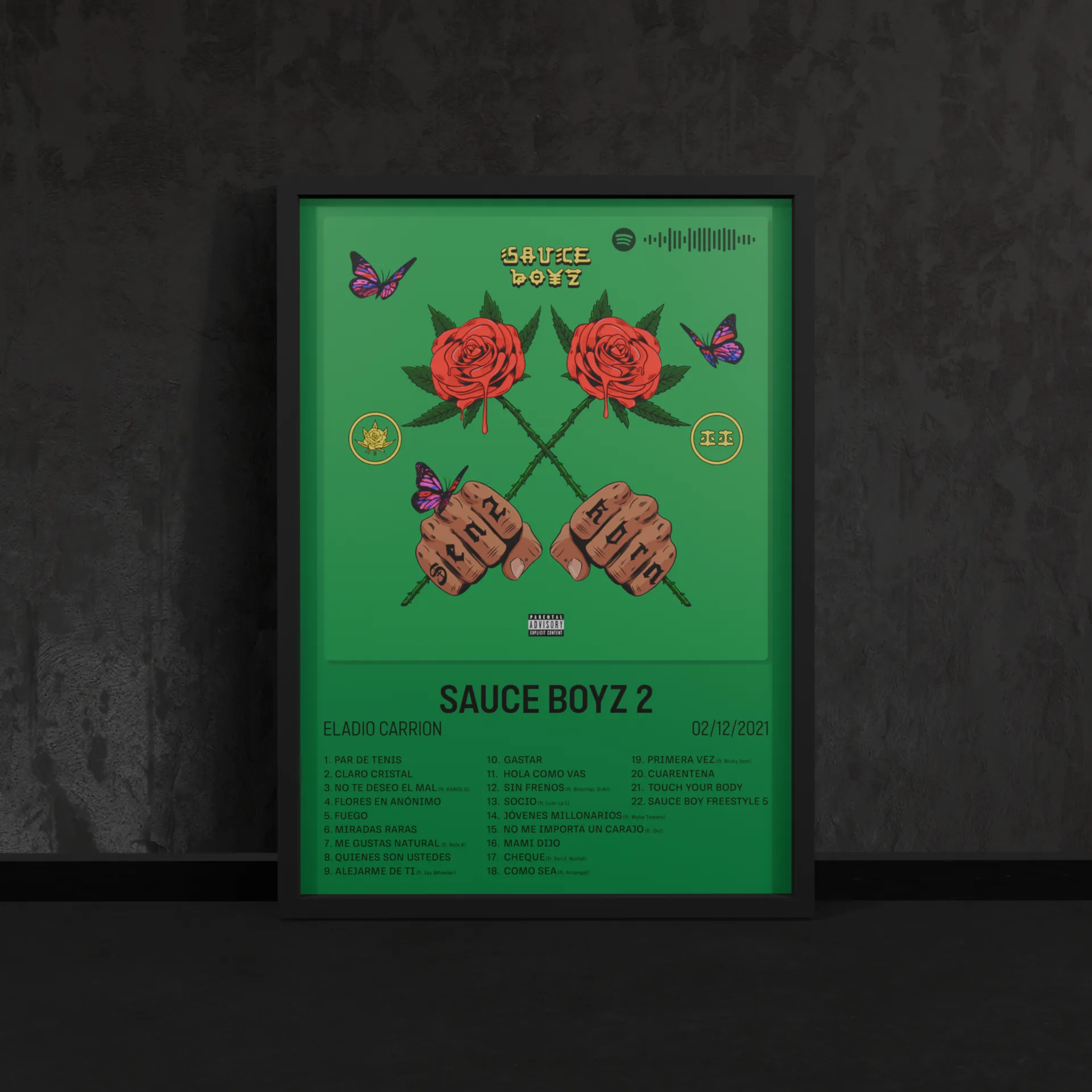 Portada del póster Sauce Boyz 2 de Eladio Carrion