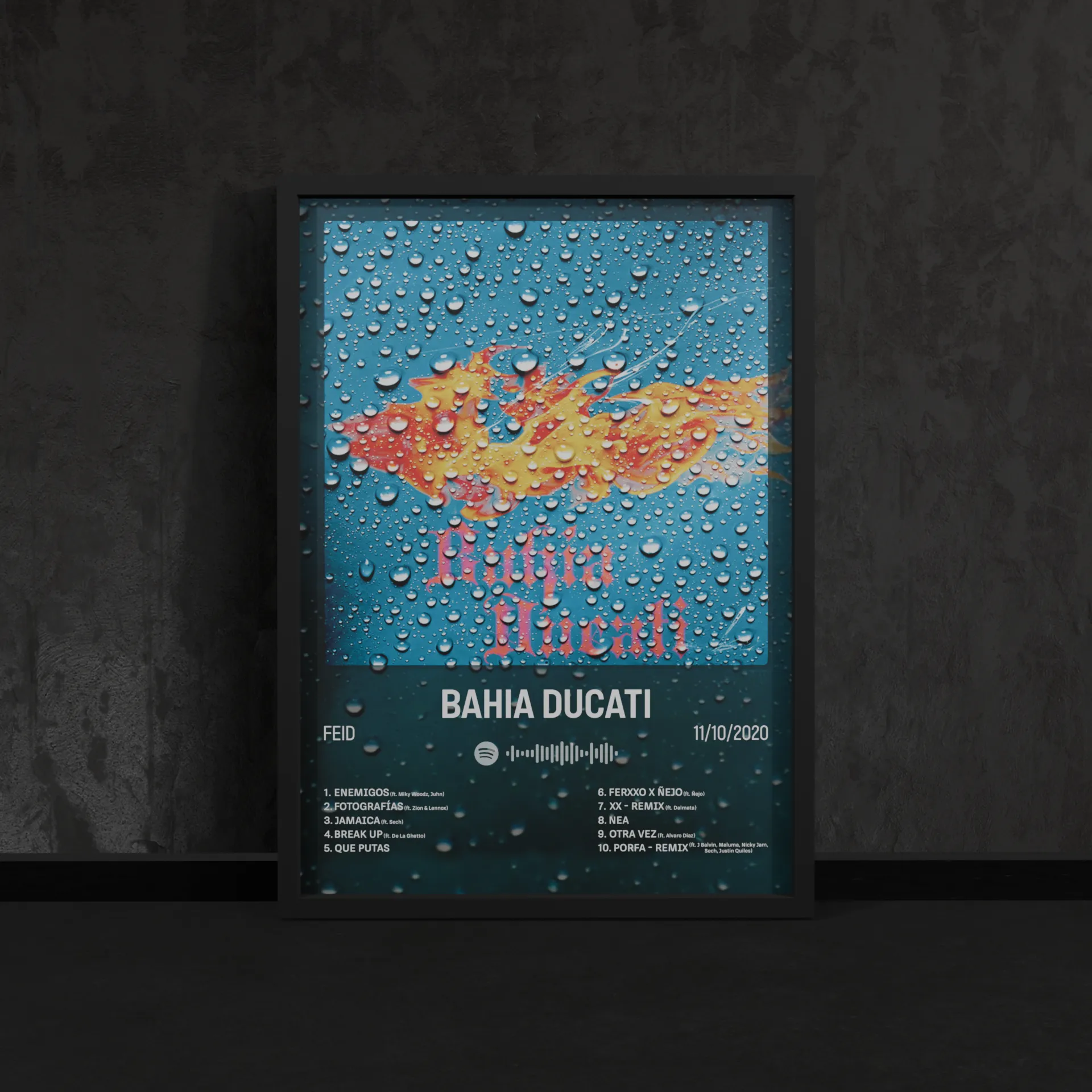 Portada del póster Bahia Ducati de Feid