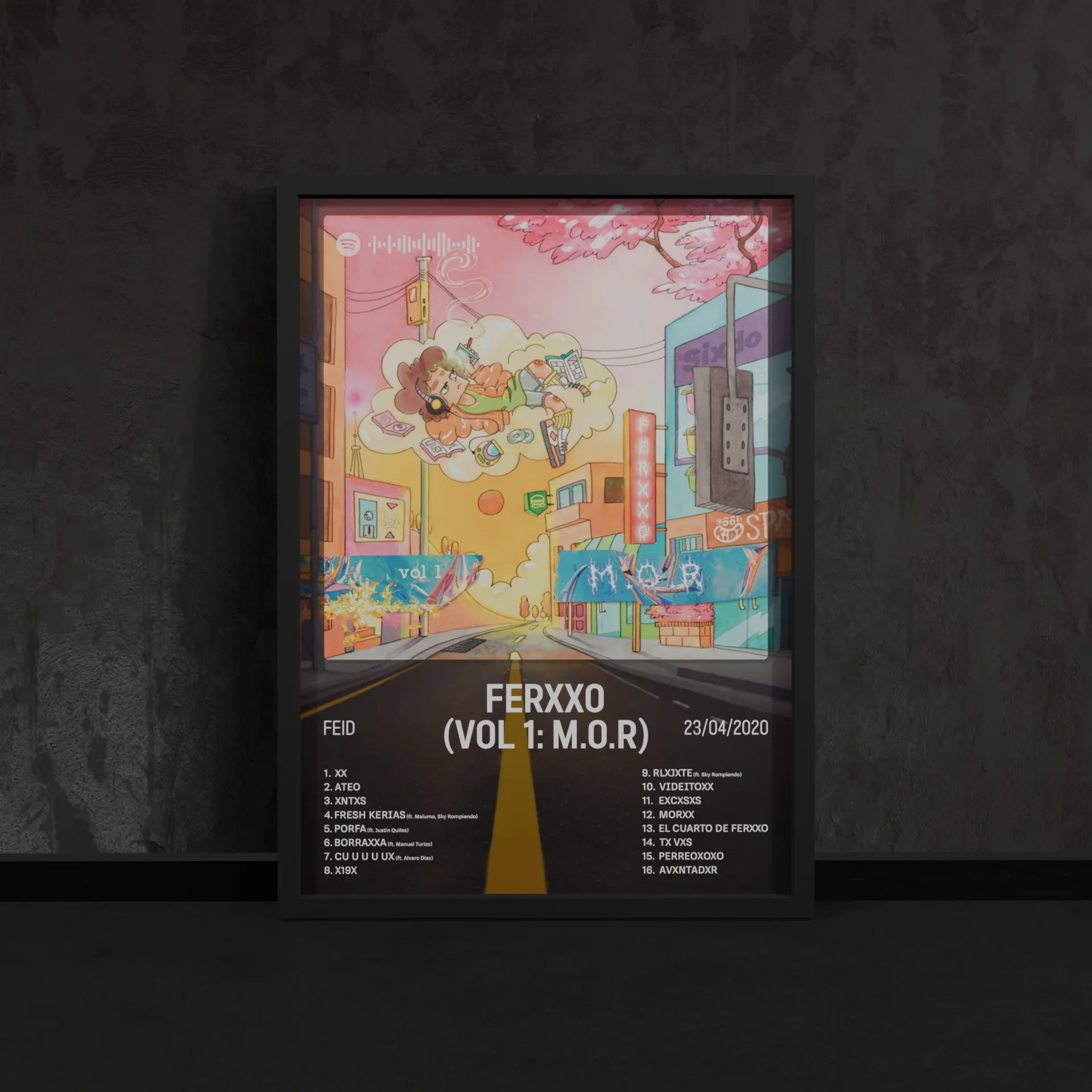 Portada del póster Ferxxo vol1 Mor de Feid