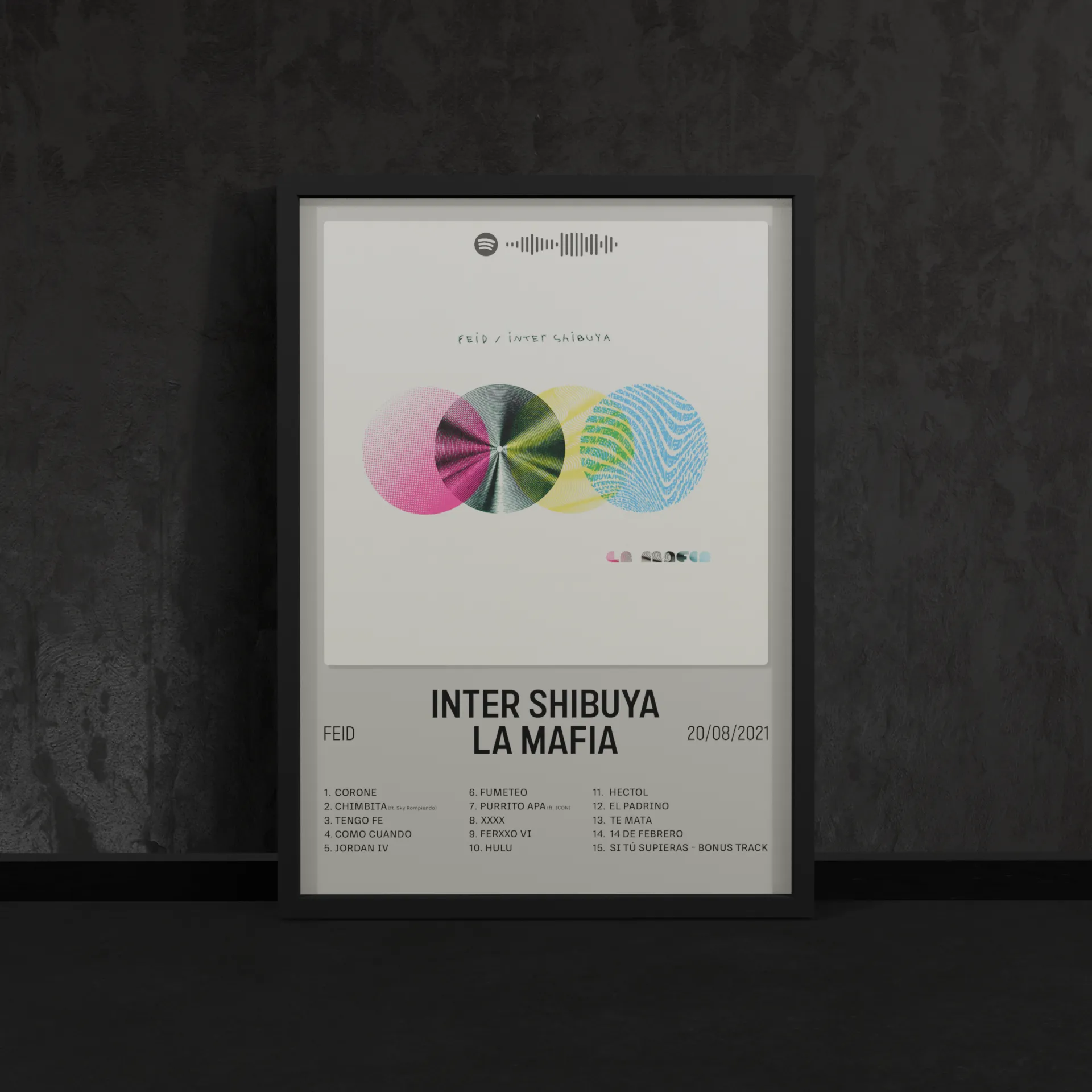 Portada del póster Intershibuya la Mafia de Feid