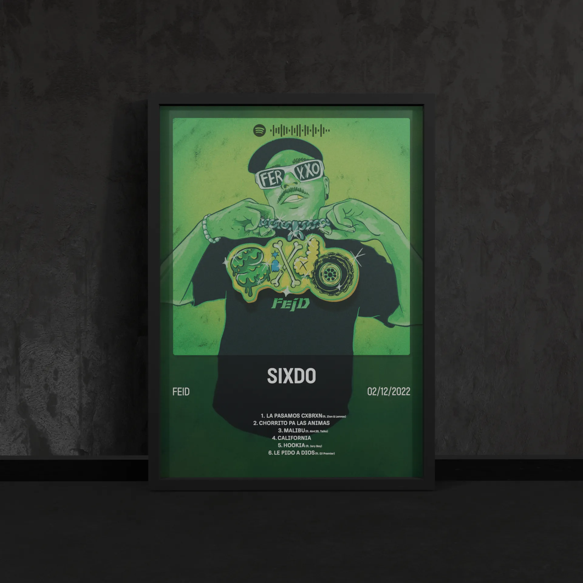 Portada del póster Sixdo de Feid
