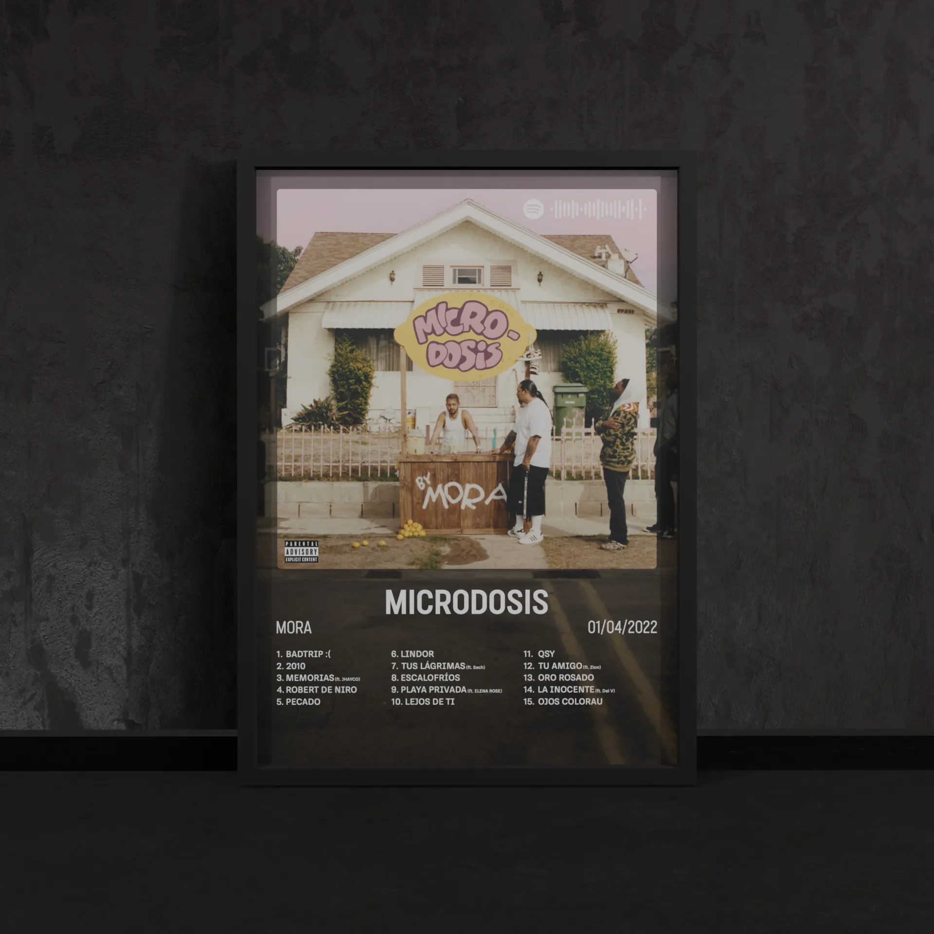 Portada del póster Microdosis de Mora