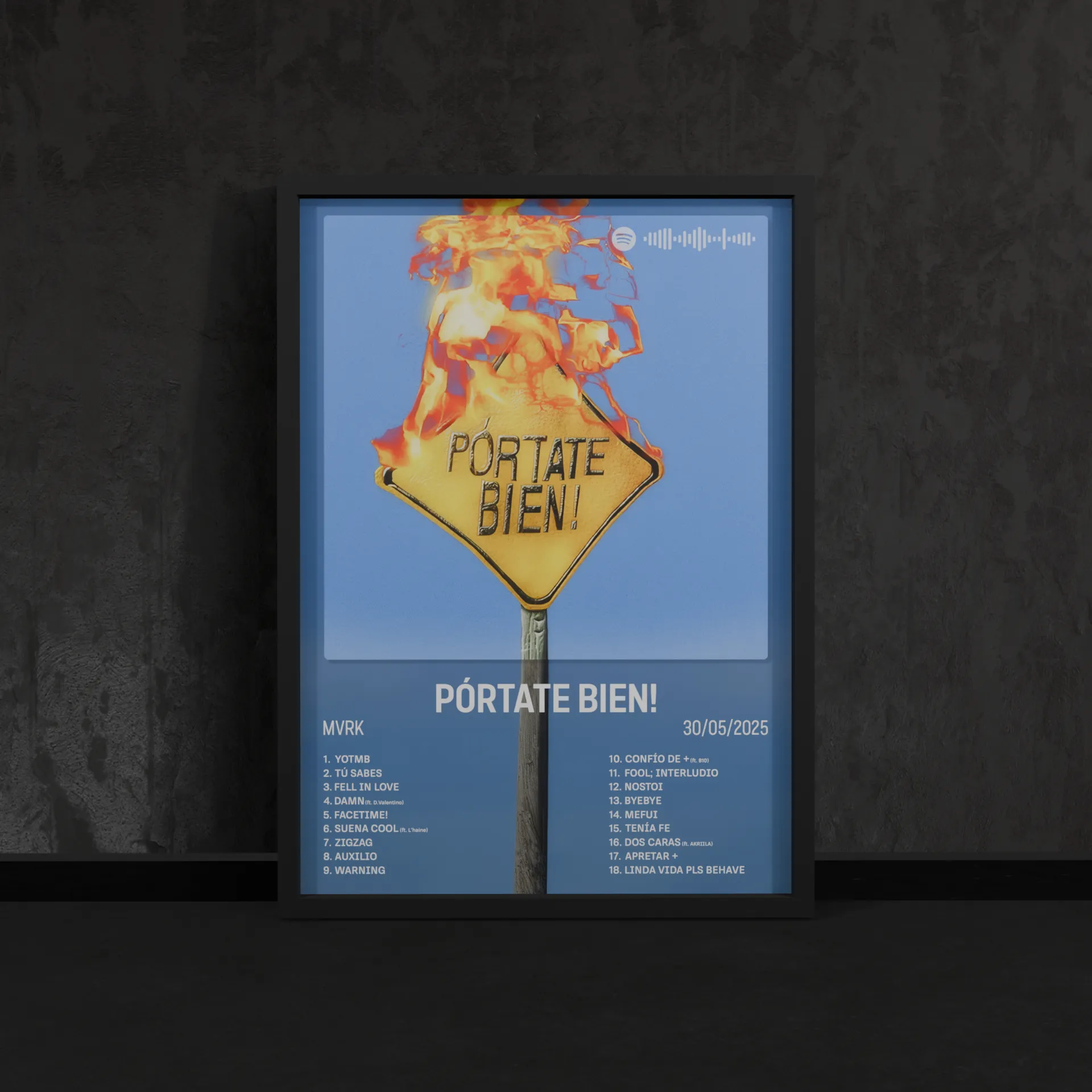 Portada del póster Portate Bien! de Mvrk