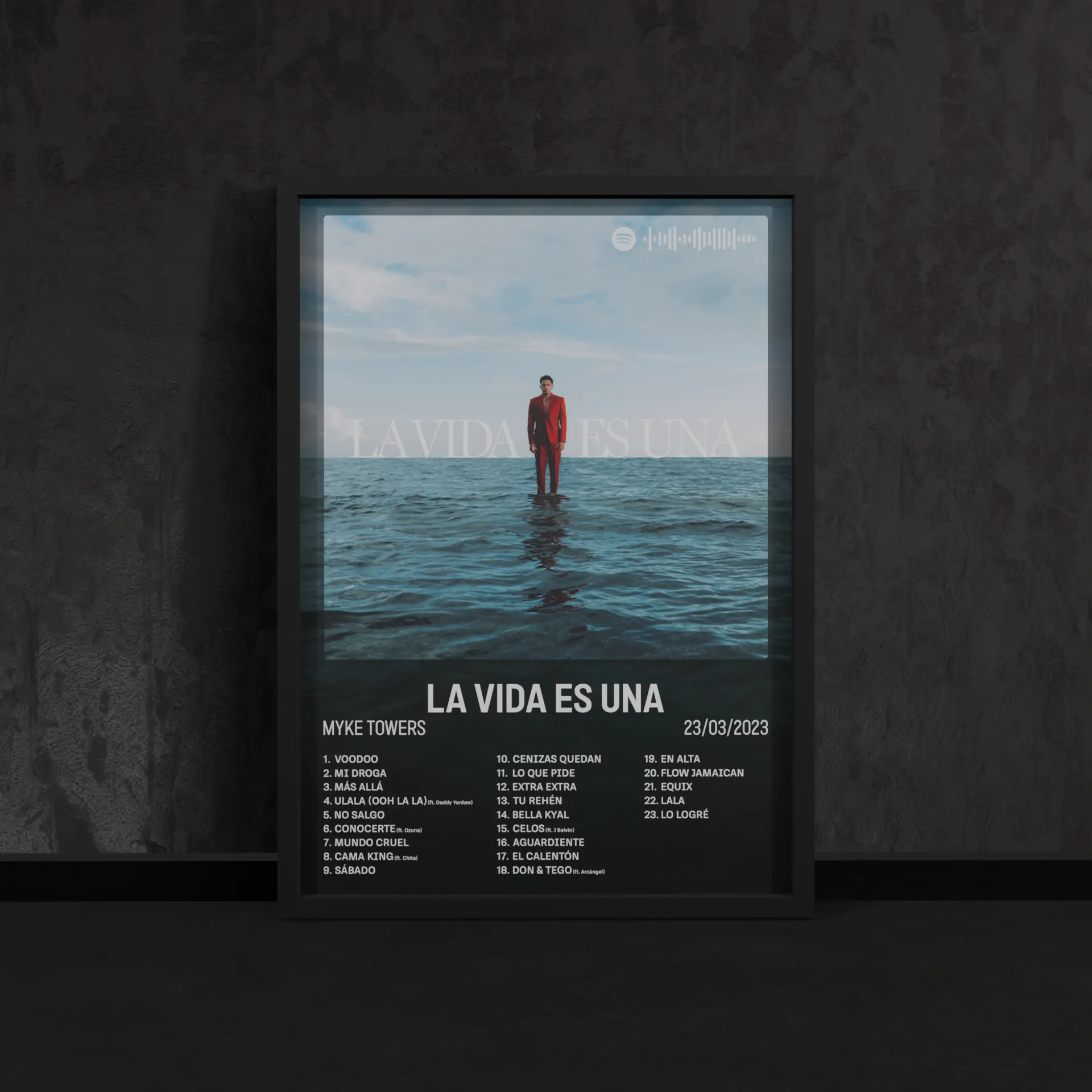 Portada del póster La Vida Es Una de Myke Towers