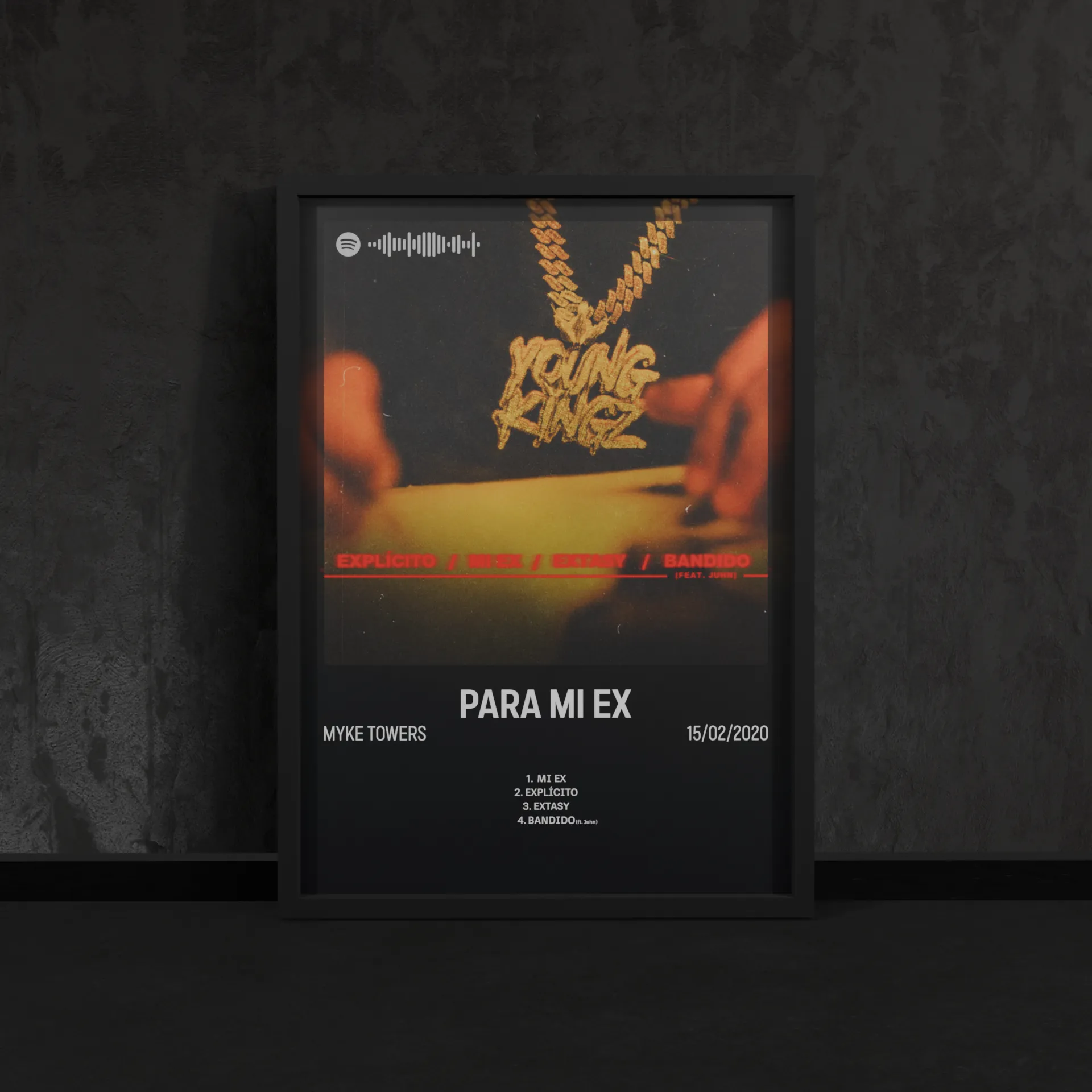 Portada del póster Para Mi Ex de Myke Towers