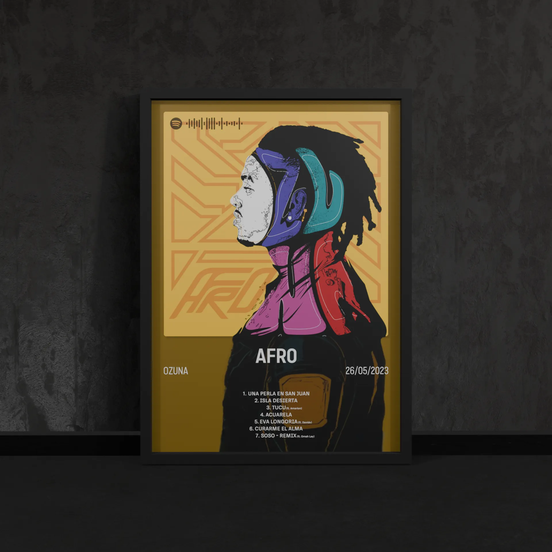 Portada del póster Afro de Ozuna