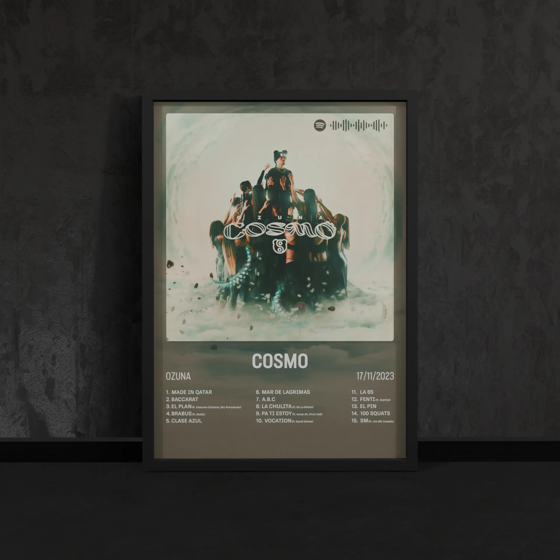 Portada del póster Cosmo de Ozuna