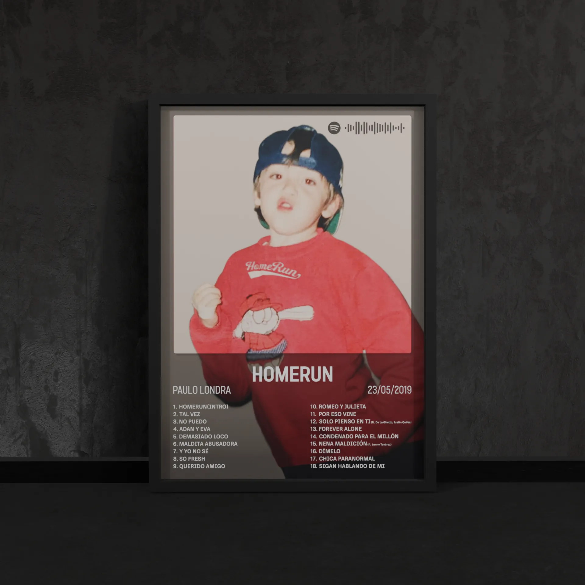 Portada del póster Homerun de Paulo Londra