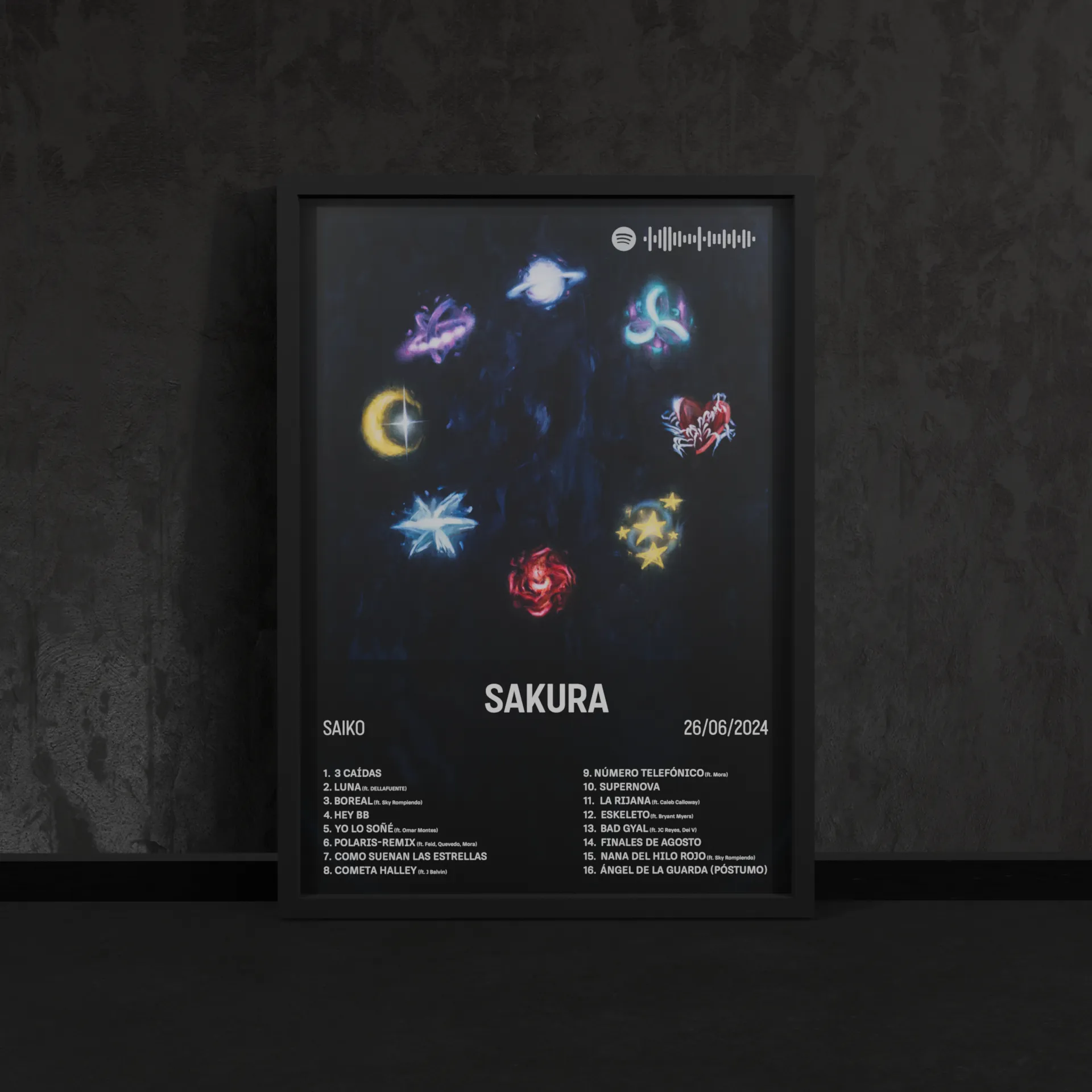 Portada del póster Sakura de Saiko