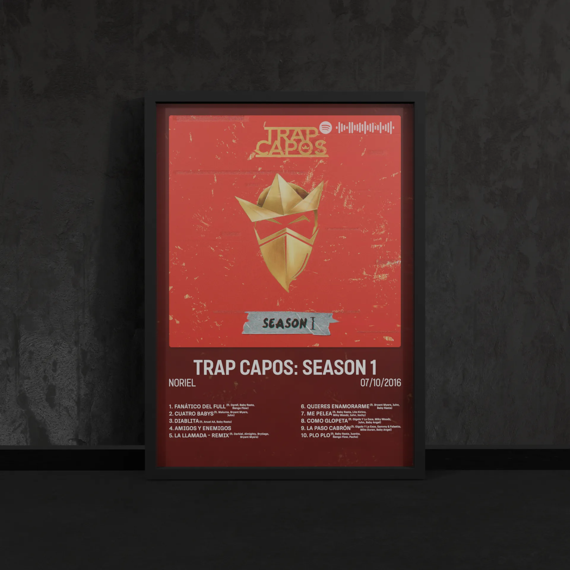 Portada del póster Season 1 de Trap Capos